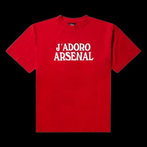 Aries x Arsenal J'Adoro Short-Sleeve Tee 'Red'