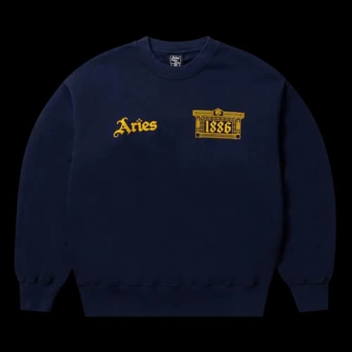 Aries x Arsenal 1886 Crew Sweat 'Navy'