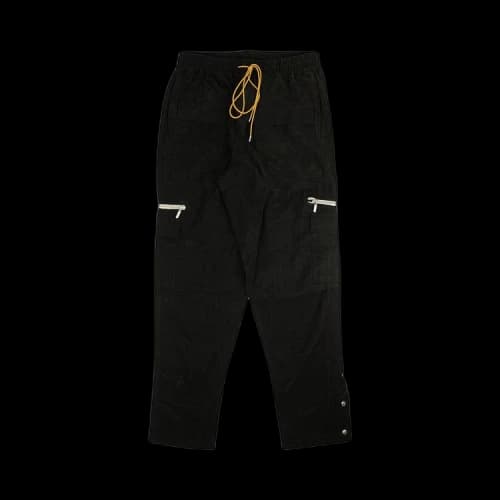 Rhude Drawstring Casual Cargo Pants 'Black'