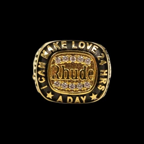 Rhude I Can Make Love 24H A Day Ring 'Gold'