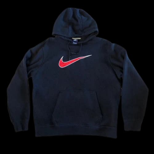 Rhude Check Logo Hoodie Sweatshirt 'Black'