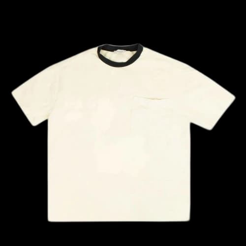 Rhude Boxy Black Logo Short-Sleeve T-Shirt 'White'