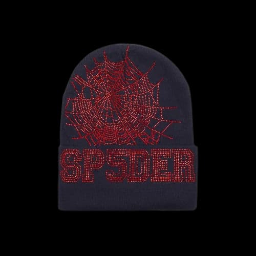 Sp5der Web Beanie 'Navy/Red'