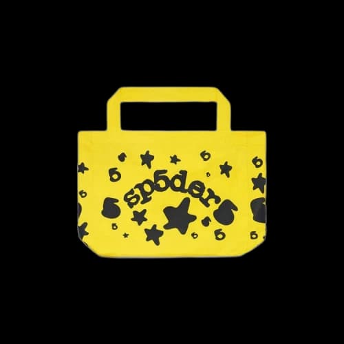 Sp5der Beluga Tote Bag 'Yellow/Black'
