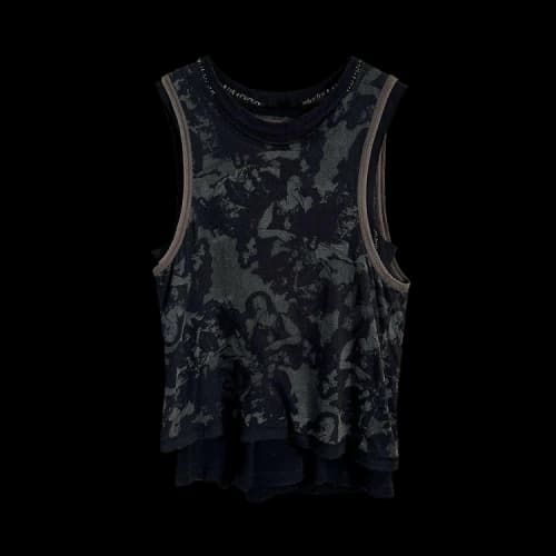 Vintage Undercover Scab Punk Camo Double Layered Tank 'Black'