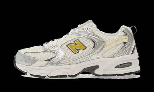 New Balance 530 Silver Yellow Metalic