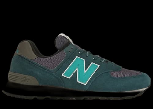 New Balance 574 Teal Purple