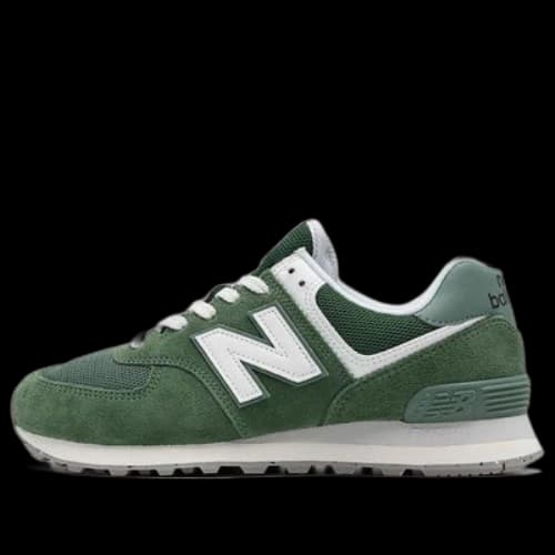 New Balance 574 Shoes 'Green White'
