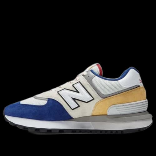New Balance 574 Legacy 'White Blue Yellow'