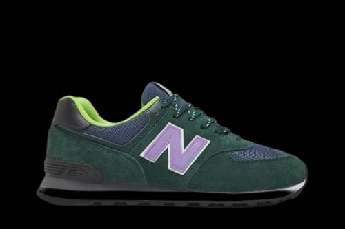 New Balance 574 Green Purple