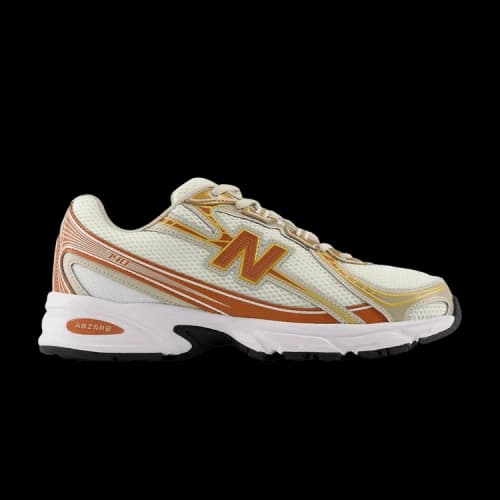 New Balance 740 White Cinnamon