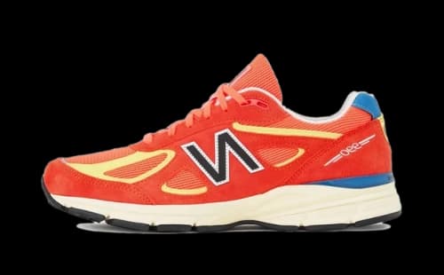 New Balance 990v4 MiUSA Urgent Red Maize