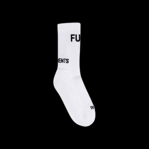 Vetements Fuck Socks 'White'