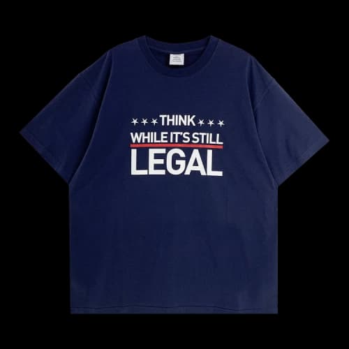 Vetements Human Rights T-Shirt 'Navy'