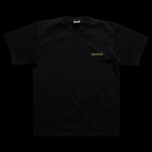 Vetements Iconic Logo T-Shirt 'Black'