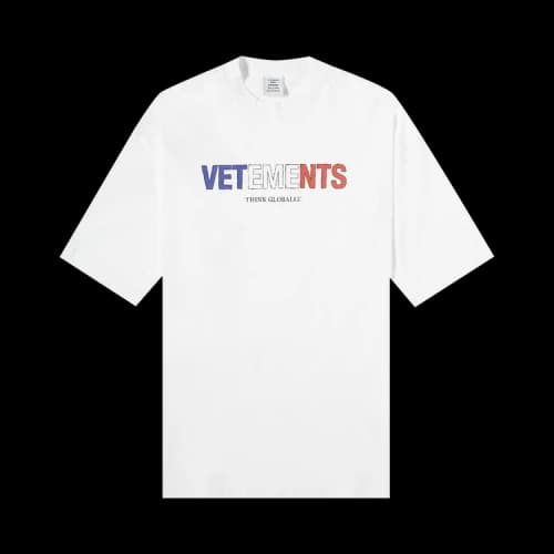 Vetements France Logo T-Shirt 'White'