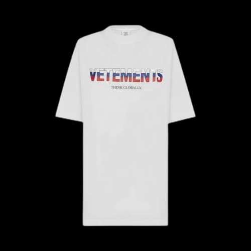 Vetements Russia Logo T-Shirt 'White'
