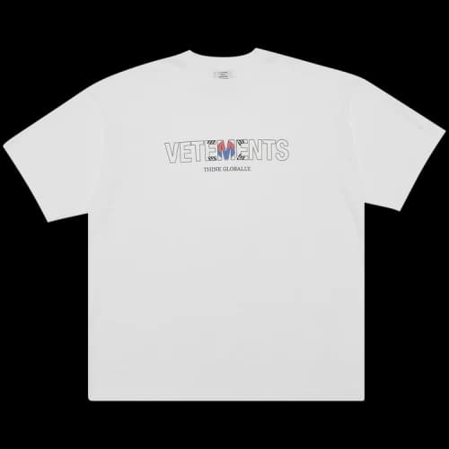 Vetements South Korea Logo T-Shirt 'White'
