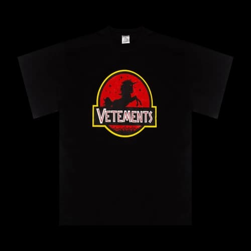 Vetements Wild Unicorn T-Shirt 'Black'