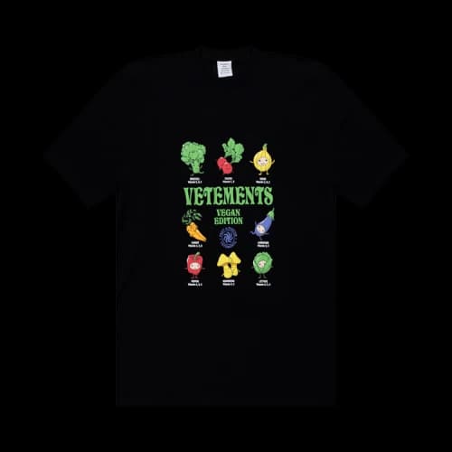 Vetements Vegan Logo T-Shirt 'Black'