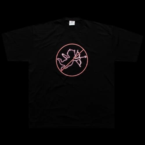 Vetements No Time For Romance T-Shirt 'Black'
