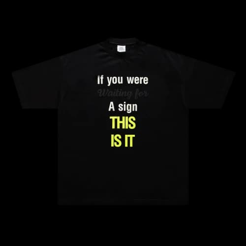 Vetements Free Vetements T-Shirt 'Black'