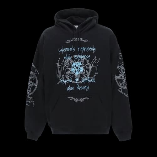 Vetements Vital Existence Hoodie 'Black'