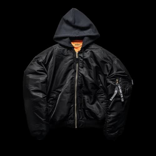 Vetements Hooded Bomber 'Black'