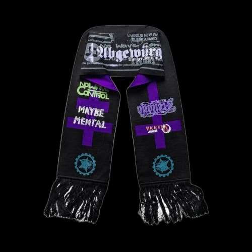 Vetements Maybe Mental Scarf 'Black'