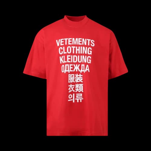 Vetements Translation T-Shirt 'Red'