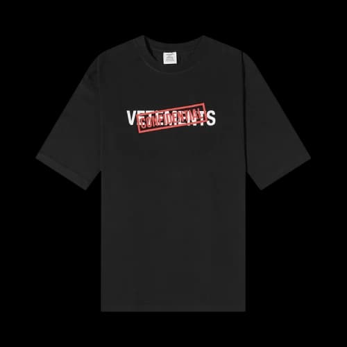 Vetements Confidential Logo T-Shirt 'Black'
