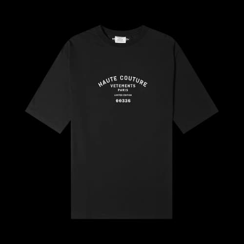 Vetements Maison De Couture Logo T-Shirt 'Black'