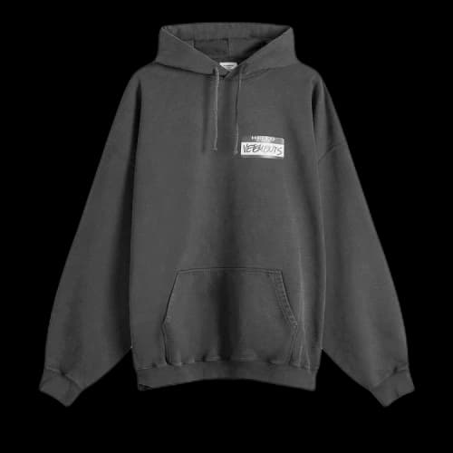 Vetements Hello My Name Is Vetements Hoodie 'Black'