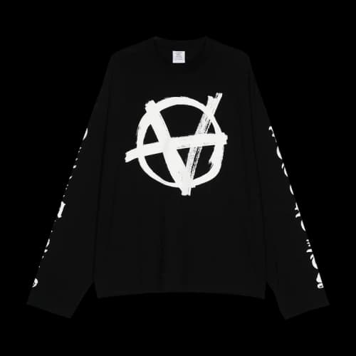 Vetements Double Anarchy Long-Sleeve 'Black'