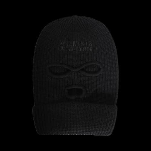 Vetements Logo Balaclava 'Black'