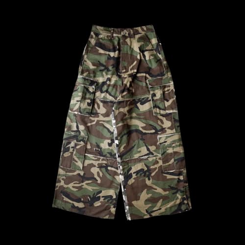 Vetements Patched Camo Cargo Pants 'Green'