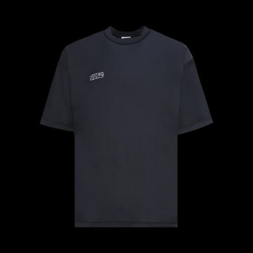 Vetements Inside Out Label T-Shirt 'Navy'