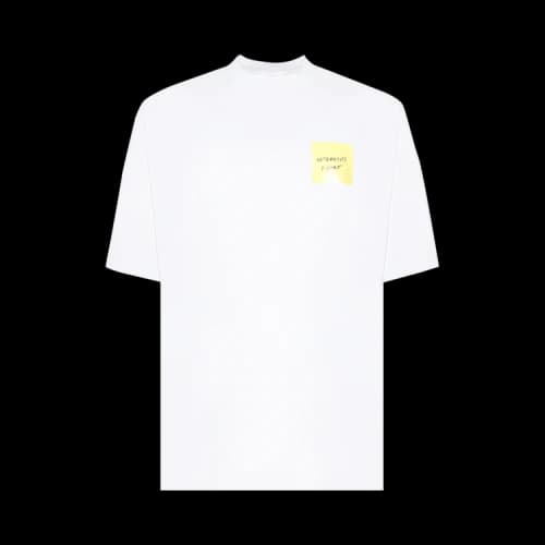 Vetements Sticker T-Shirt 'White'