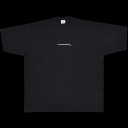 Vetements Website Logo T-Shirt 'Black'