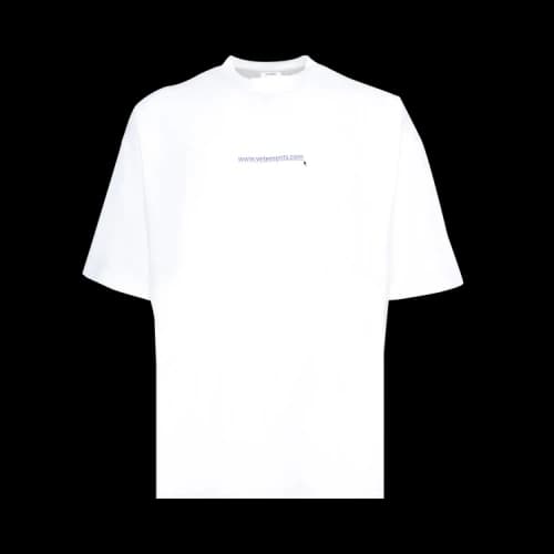 Vetements Website Logo T-Shirt 'White'