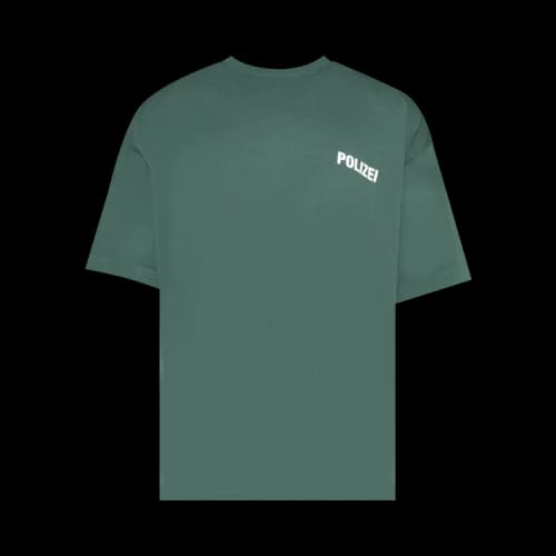 Vetements Polizei & Securite Double T-Shirt 'Green/Black'