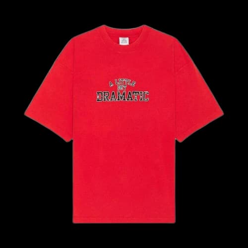 Vetements A Little Bit Dramatic T-Shirt 'Red'