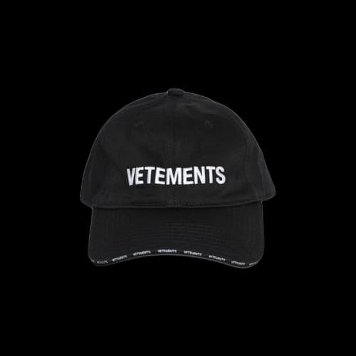 Vetements Logo Cap 'Black'