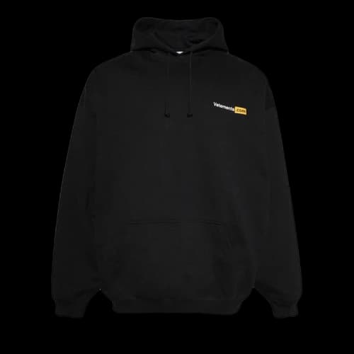 Vetements Vetements.com Oversized Hoodie 'Black'
