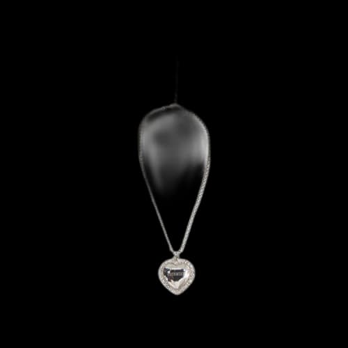 Vetements Crystal Heart Necklace 'Transparent'
