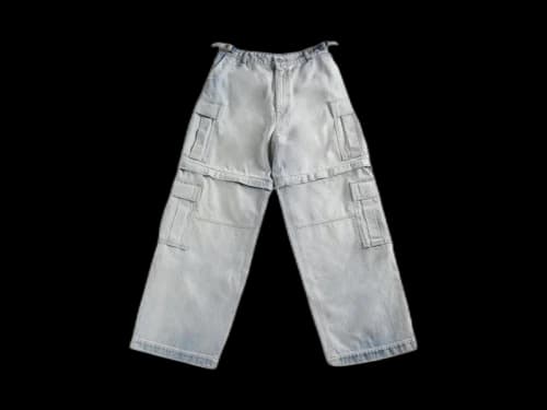 Vetements Cargo Jeans Light Blue