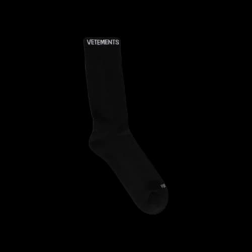 Vetements Logo Sock 'Black'