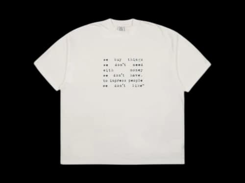 Vetements We Buy Things Oversized T-shirt White