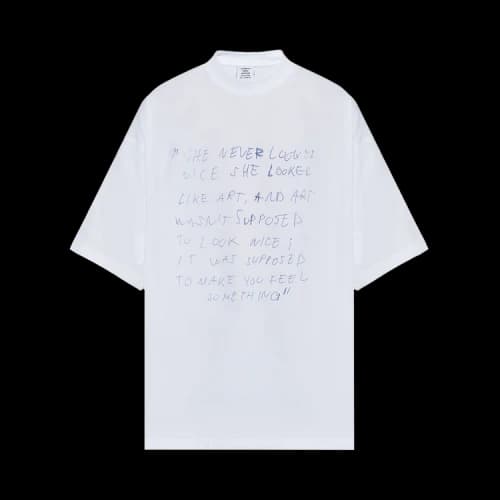 Vetements She Never Looked Nice Oversized T-Shirt 'White'