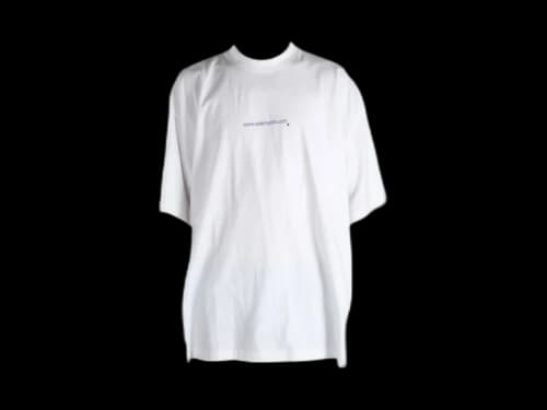 Vetements Website Oversized T-shirt White